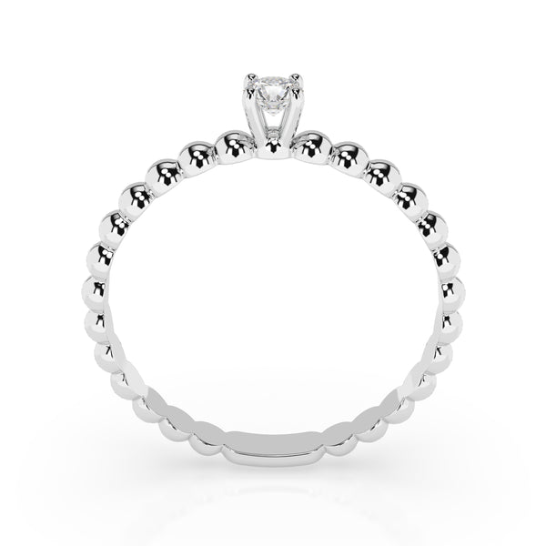 Inel aur alb cu diamante Infinity Drops