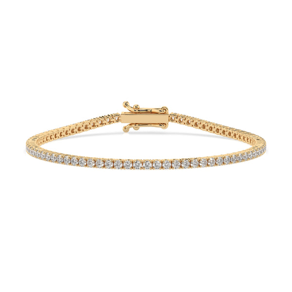 Bratara tennis din aur galben diamante Infinite Elite