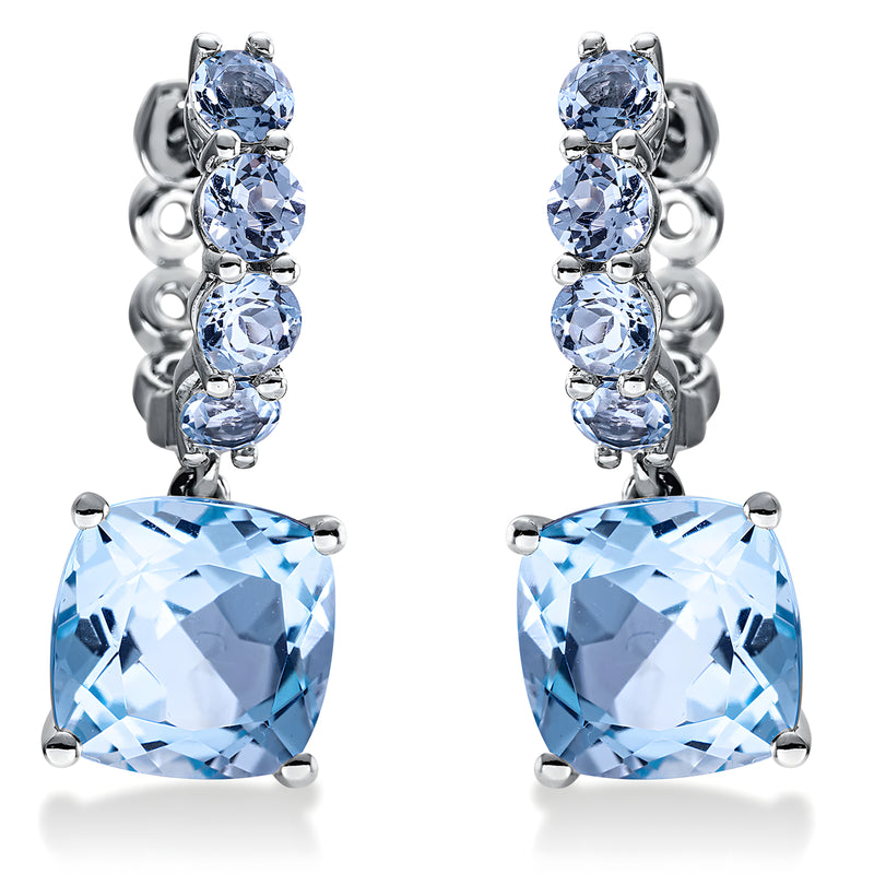 Cercei cu topaz Light Glow