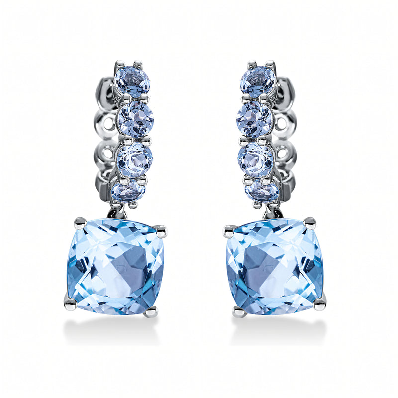 Cercei cu topaz Light Glow