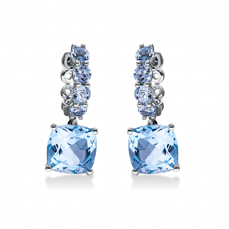 Cercei cu topaz Light Glow