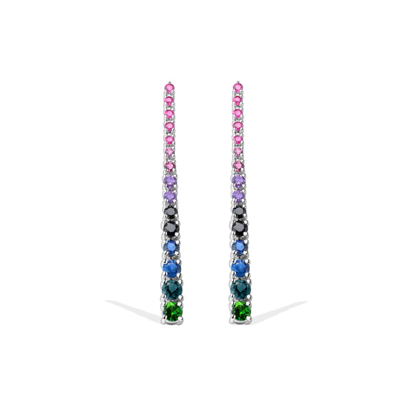 Cercei cu pietre prețioase Serenade Of Colours