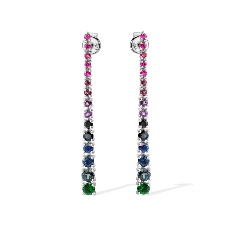 Cercei cu pietre prețioase Serenade Of Colours