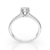 Inel aur alb cu diamante Eternity Elite