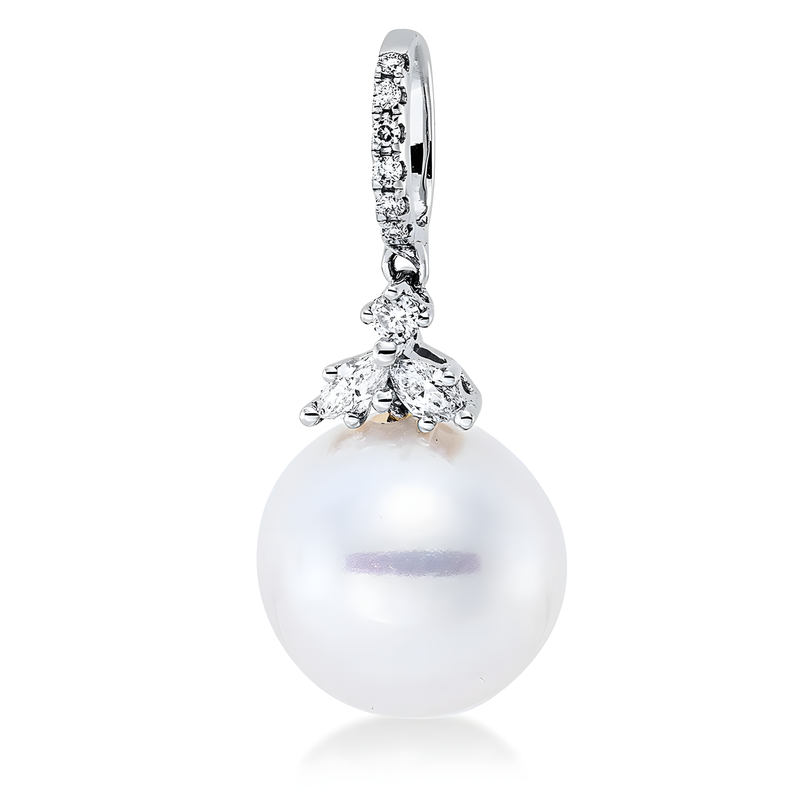 Pandantiv cu perlă și diamante Princess Of The Waters