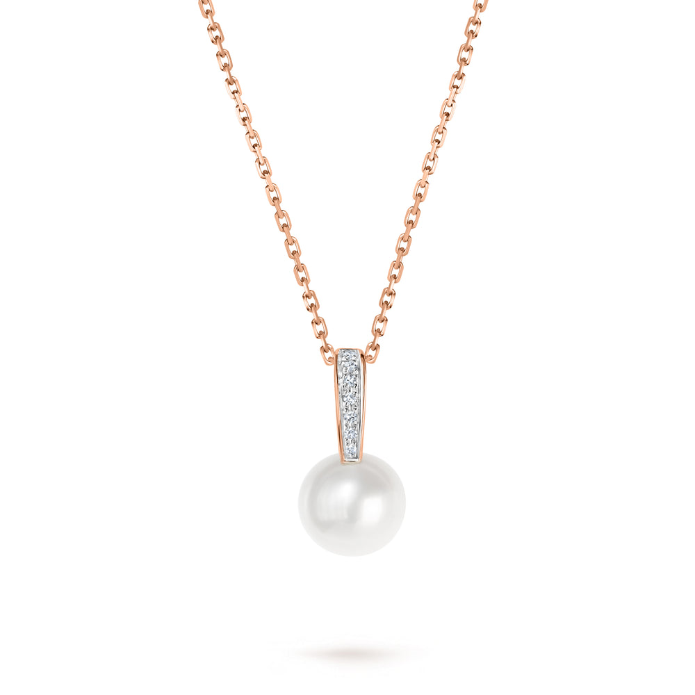 Pandantiv cu perle și diamante Serenity