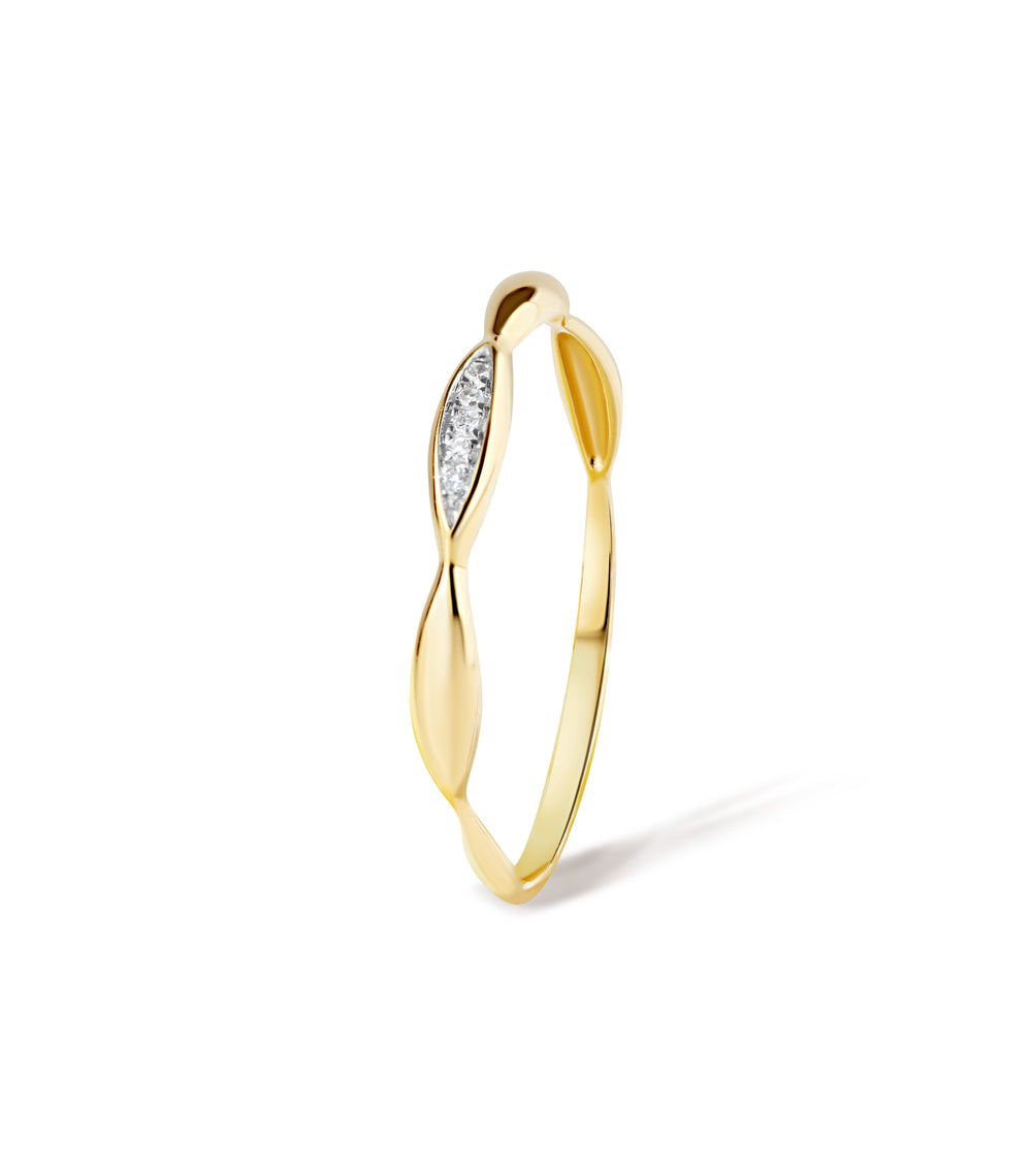 Inel cu diamante Infinite Yellow