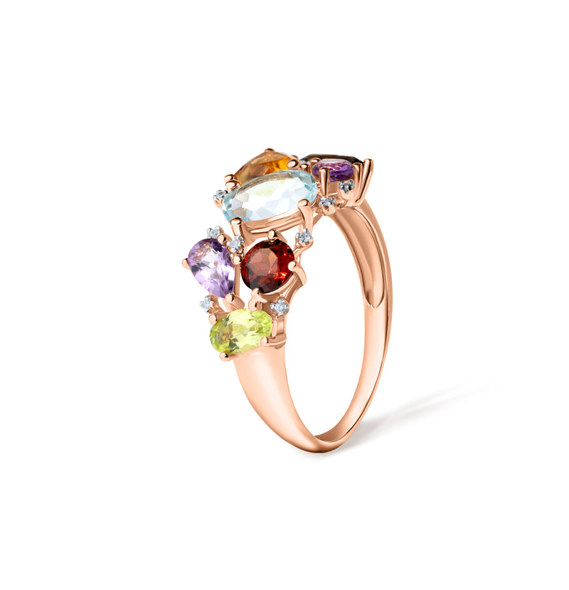 Inel cu pietre prețioase Jardin des Etoiles Constellation