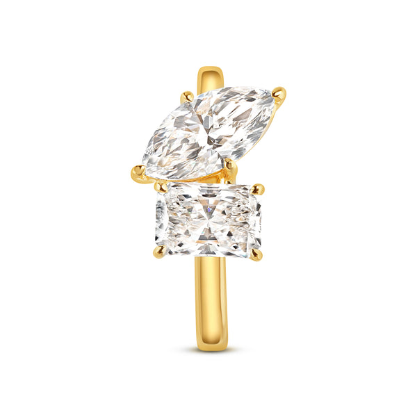 Inel cu diamante Moi et Toi Sublime