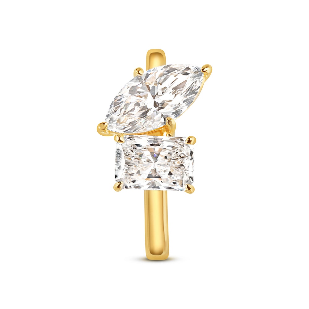 Inel cu diamante Moi et Toi Sublime