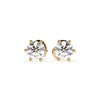 Cercei din aur galben 18K și diamante Classic Diamond Studs 0.6 carate