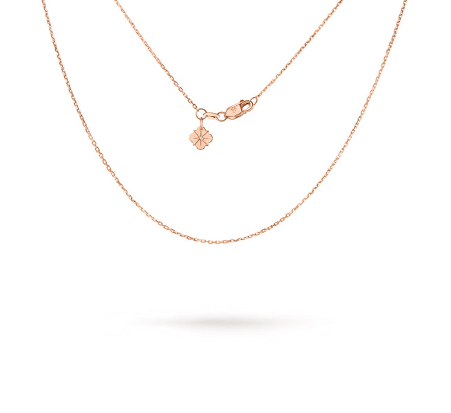 Lanț Solitaire Signature aur Roz
