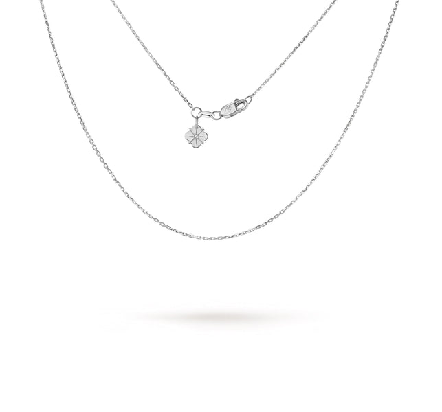 Lanț Solitaire Signature aur Alb