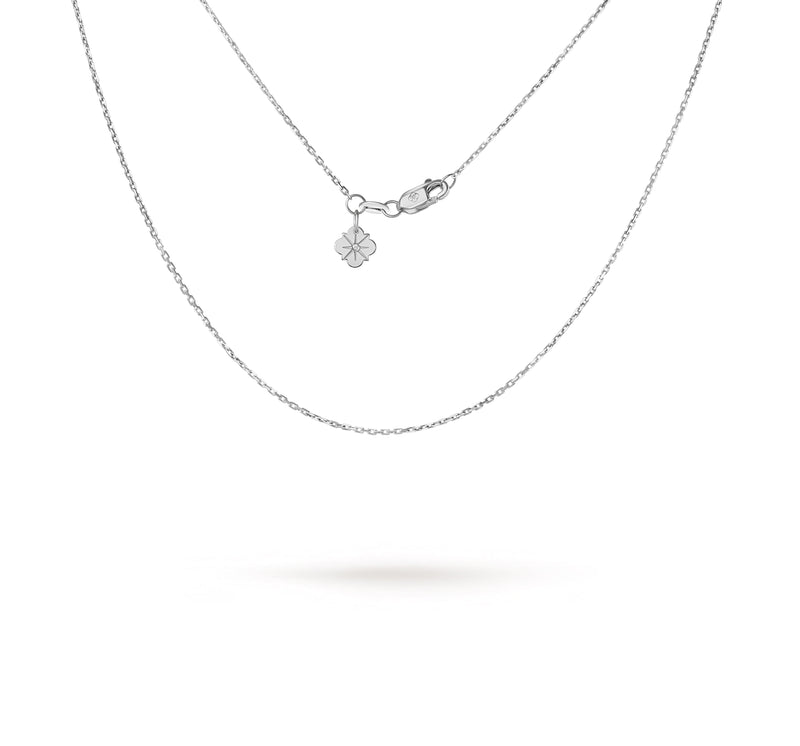 Lanț Solitaire Signature aur Alb