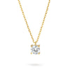 Colier Solitaire Heritage cu diamant 0.3 carate Aur Galben
