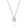 Colier Solitaire Signature cu diamant 0.45 carate Aur Alb