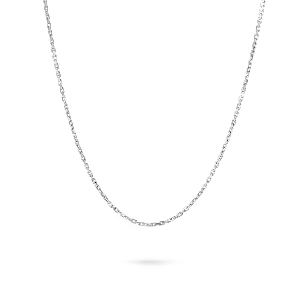 Lanț Solitaire Signature Aur Alb 18K Miruna House Of Jewels