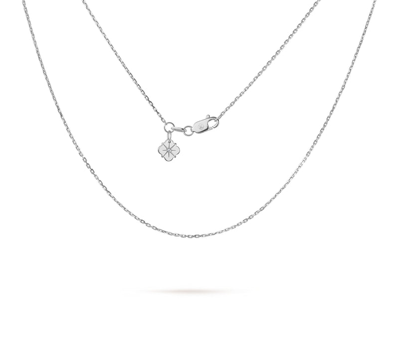 Lanț Solitaire Signature Aur Alb 18K Miruna House Of Jewels