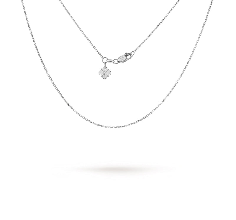 Lanț Solitaire Signature Aur Alb 18K Miruna House Of Jewels